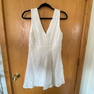 White lace skater dress (Francesca’s)